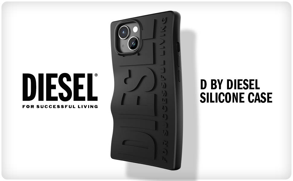 Amazon.co.jp: DIESEL iPhone15ケース ロゴ シリコンケース
