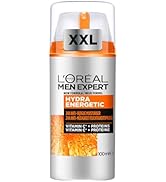 L'Oréal Men Expert Anti-Fatigue Moisturizing Cream 24h Hydra Energetic for Men, Facial Cream of...