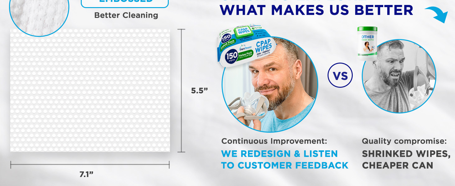 Duracleanse CPAP Wipes