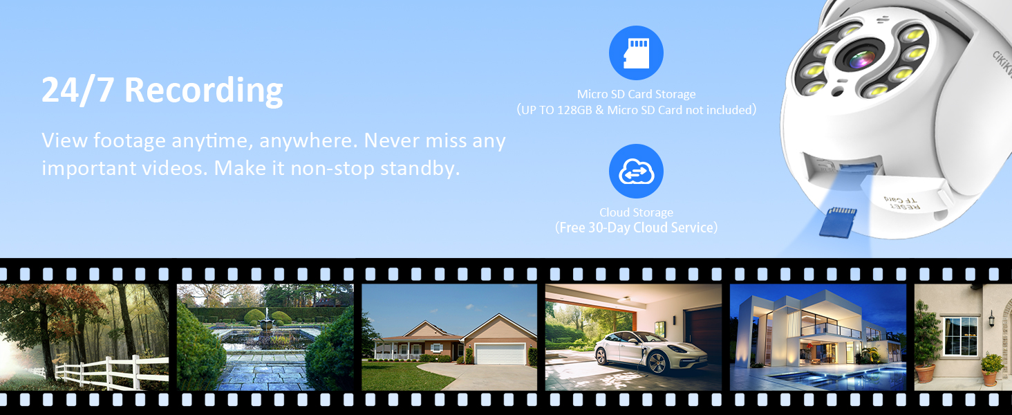 TF Card & Cloud Storage