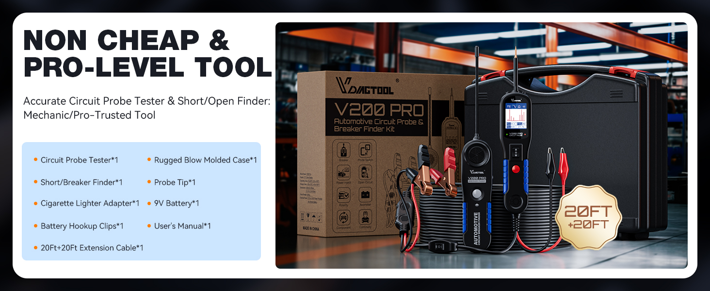 accurate circuit probe tester & short/open finder