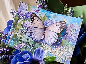 3d butterfly greeting card