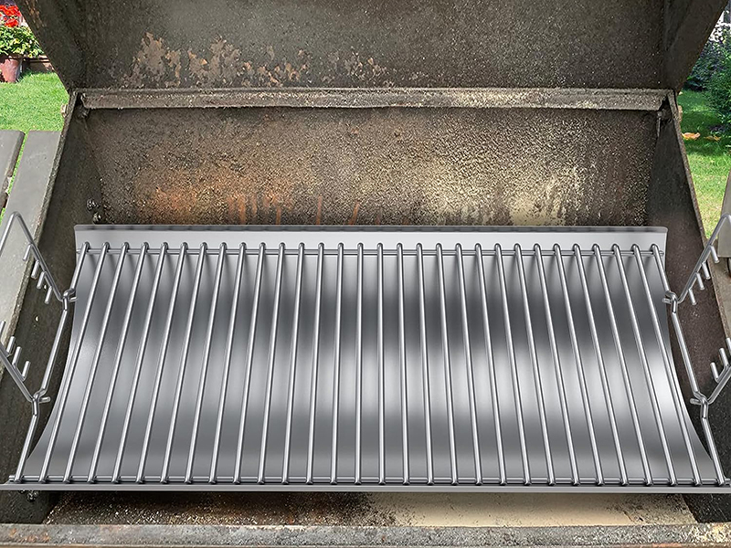 Stainless Steel 27 Inch Charcoal Ash Pan Replacement Parts