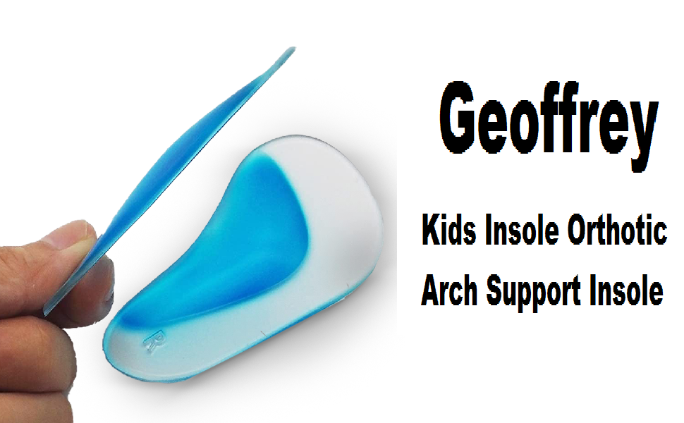 Geoffrey Kids Insole Orthotic Arch Support Insole Flat Foot Flatfoot