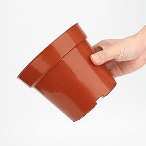 small nursery pots with drainage holes