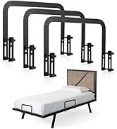 Witheeyou Mattress Slide Stopper, 3Pcs Mattress Retainer Bar for Metal Bed Frame, Non Slip Mattre...