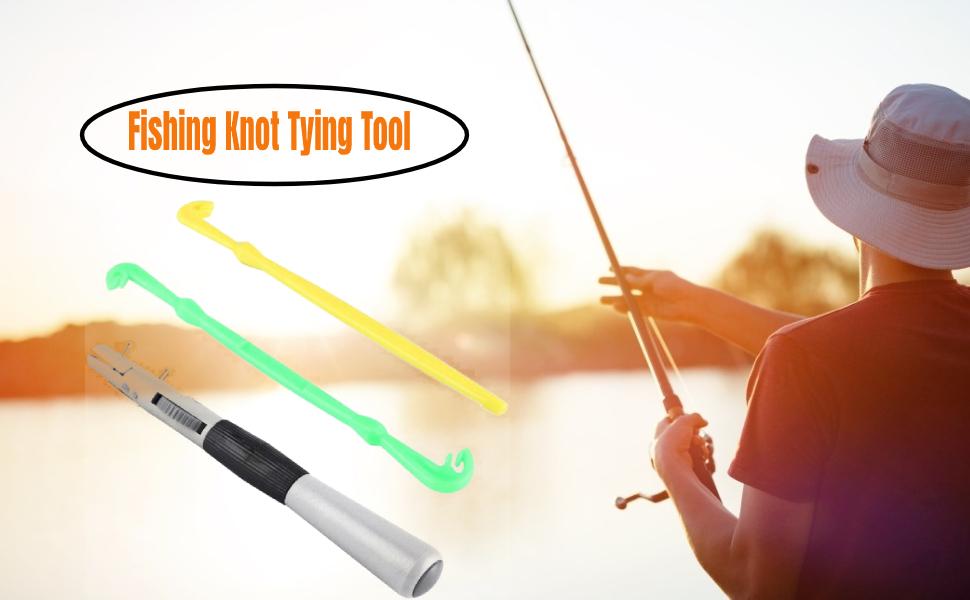 Fishing Hook Tier Set, Single&Double Hook Tying Loop Fast Knot Tool