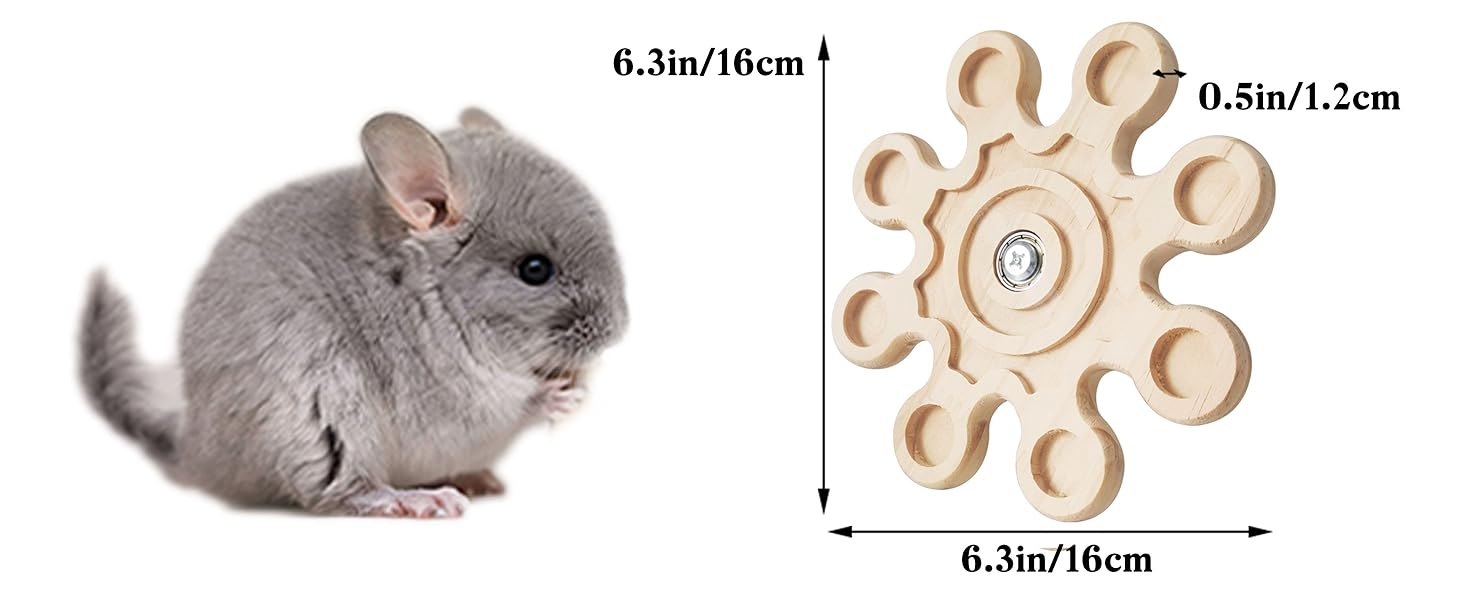 chinchilla chew toys wood