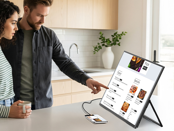 Amazon.co.jp: モバイルモニター Newsoul 18.5インチ タッチパネル