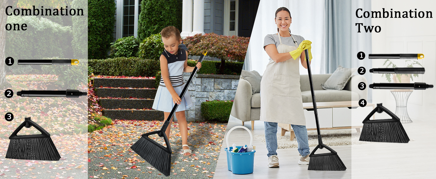 swiffer broom;handheld floor lobby classroom retractable household camper cute plastic carpet broom;