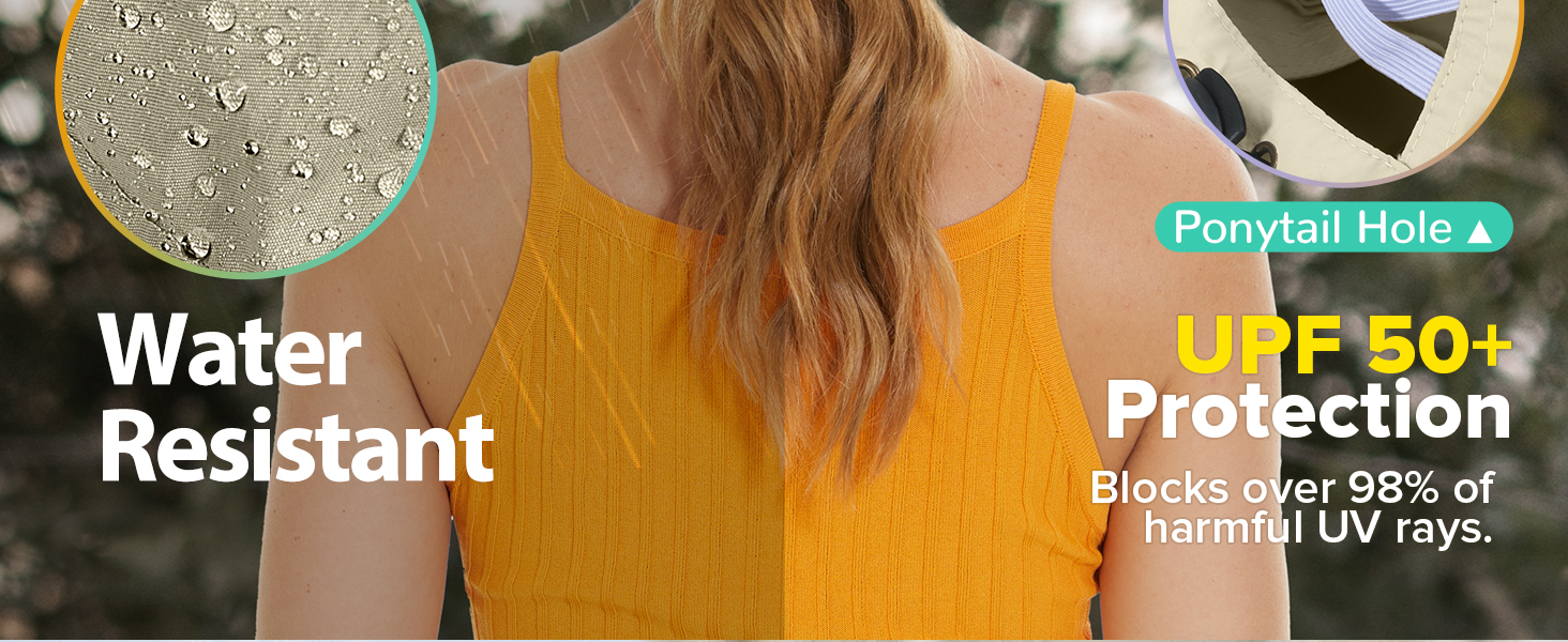 bucket hats for woman uv protection