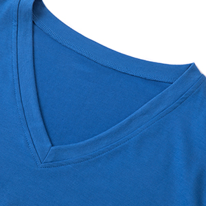 V neck tshirt for plus size women