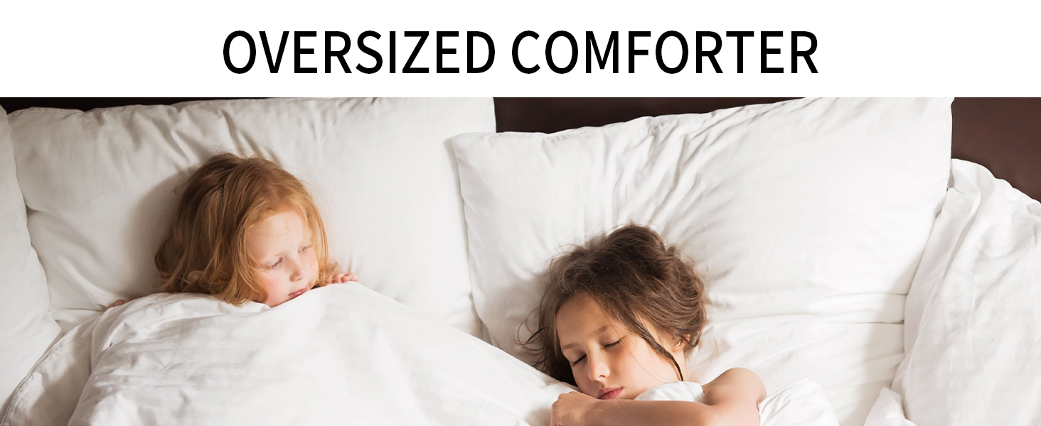 HOMBYS White 136x120 Alaskan King Size Comforter for All Season, Extra Large Down Alternative Bed Comforter with Corn A6dcea43 90db 4631 Aff0 F62b15dc95da. CR0,0,1464,600 PT0 SX1464 V1