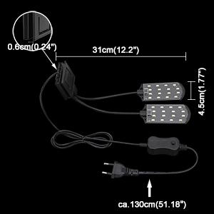 Zwillinge Aquarium Lampe