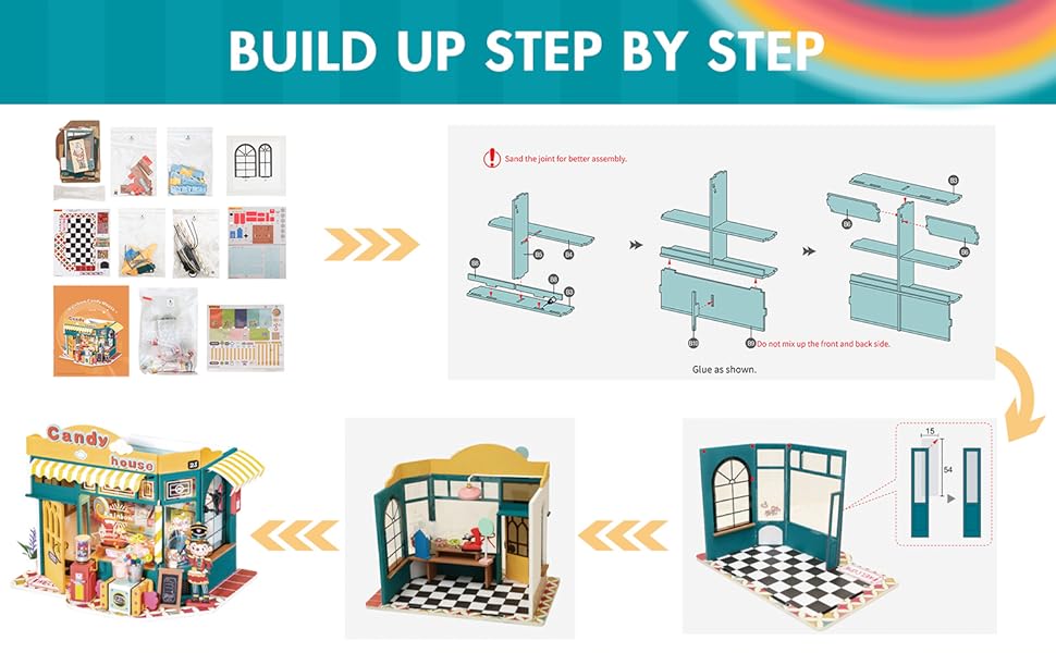 DIY Miniature House Kits, Tiny House for Adults to Build