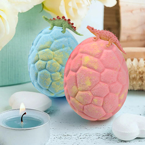 Kinder Badekugeln Badesalze Dino-Badebomben mit ätherischen Ölen handgefertigte 