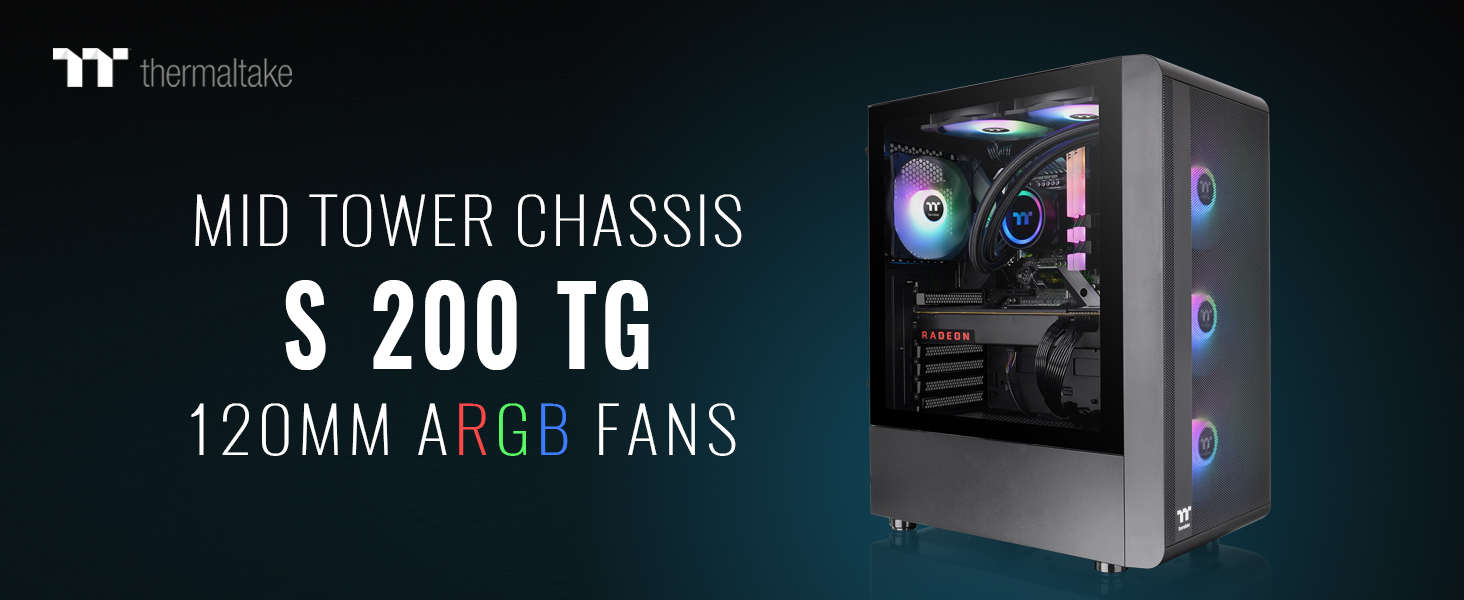 S200 TG ARGB Mid Tower Chassis