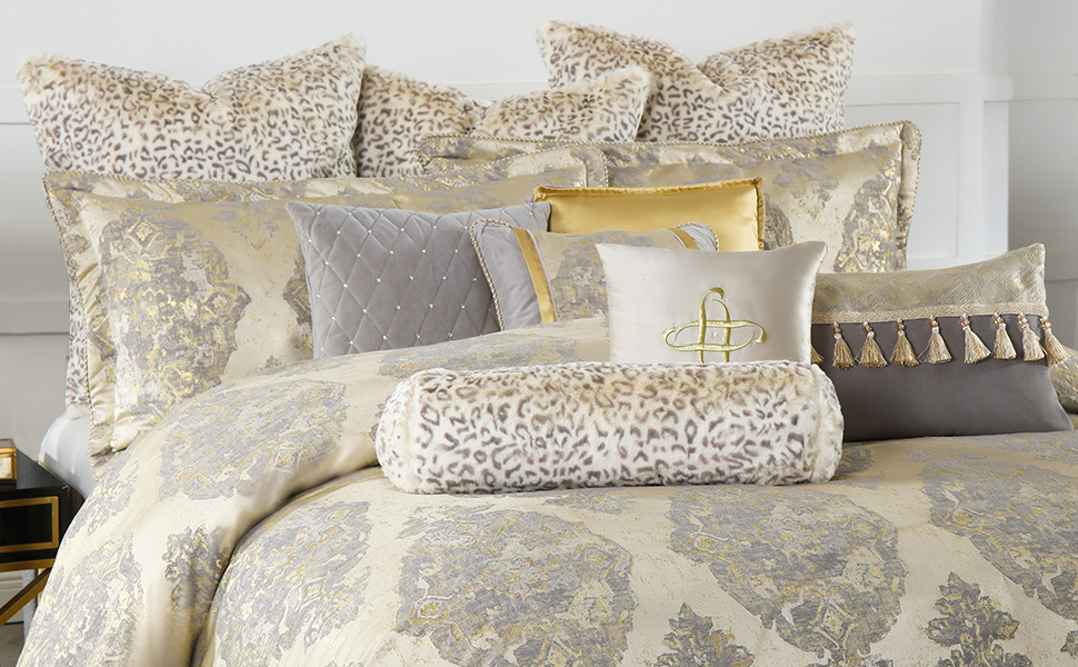 Loom and Mill 12Piece Comforter Bed in a Bag, Jacquard