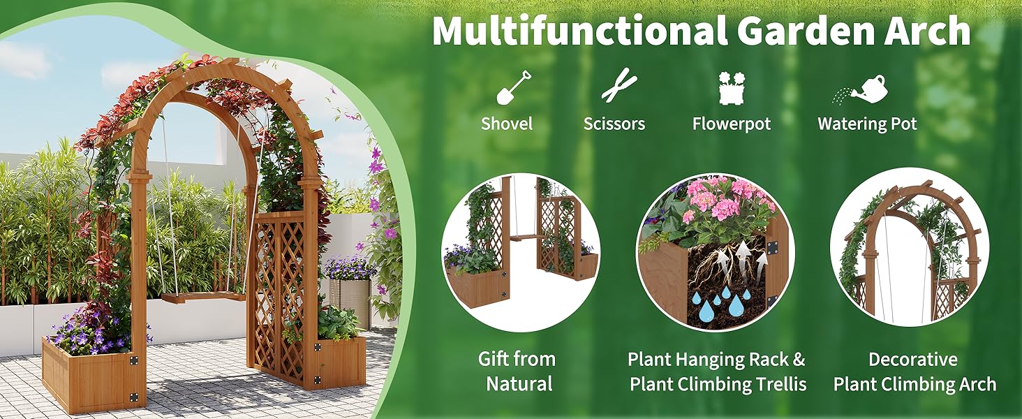 Garden Arch-Brown