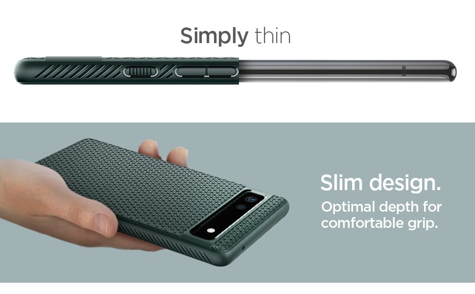 Spigen Liquid Air Armor Designed for Pixel 6a Case (2022