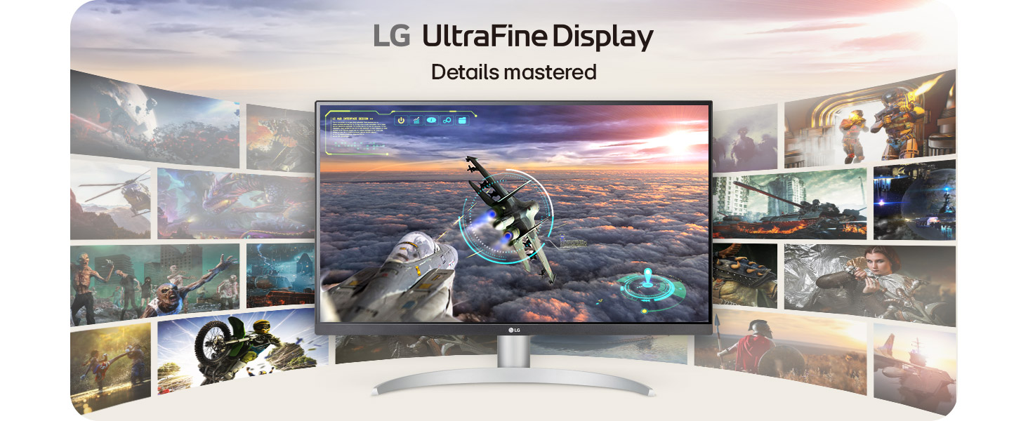 LG 27 (68.4cm) UHD 4K IPS Monitor with VESA DisplayHDR 400