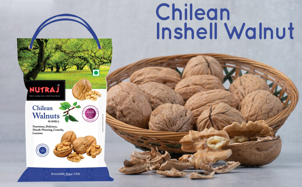 Nutraj Chilean Inshell Walnut (Inshell Walnut 500g) Amazon.in