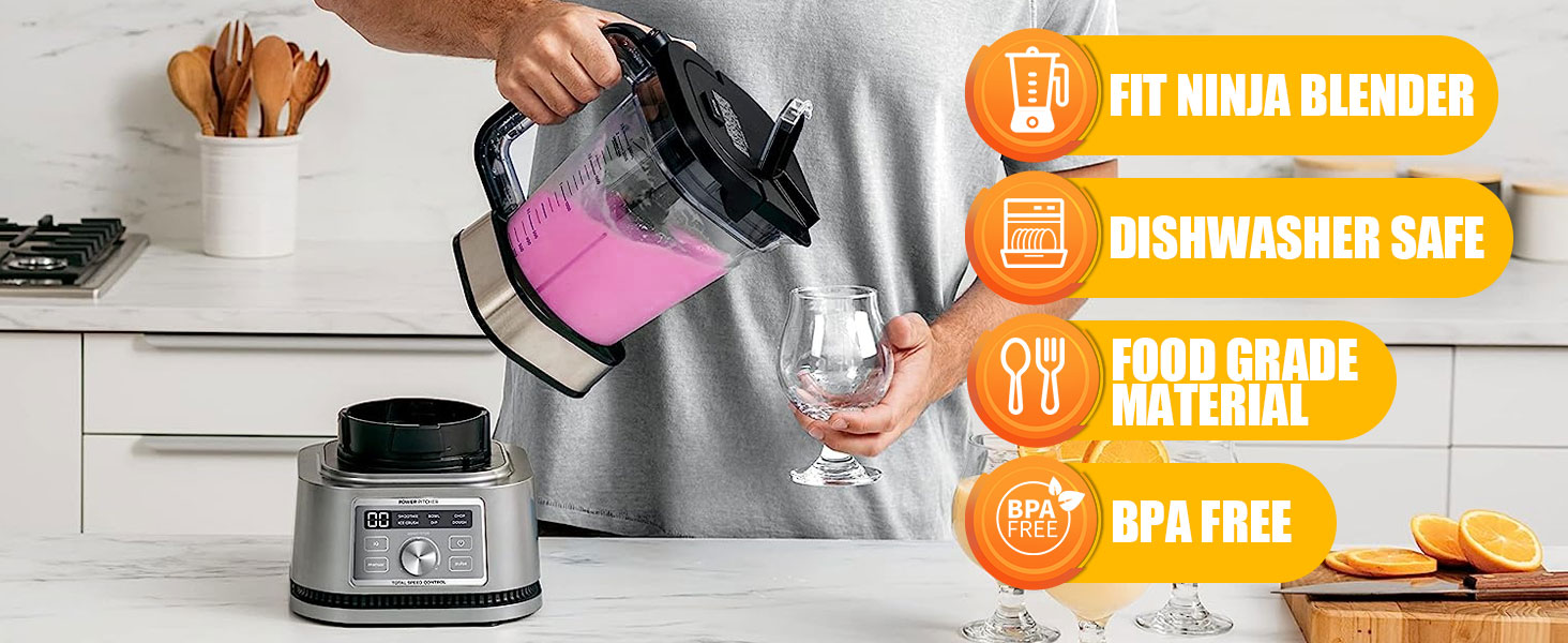 Replacement Ninja Blender Blade,6Blade Replacement Parts