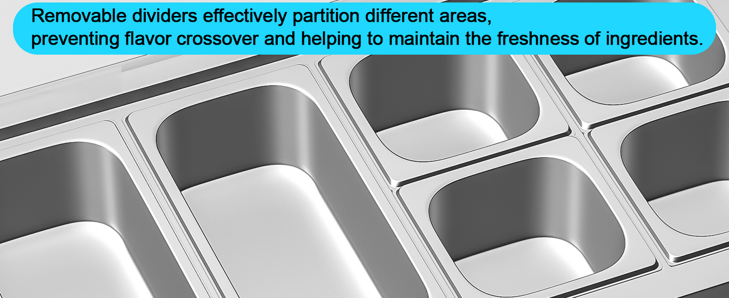 Countertop Refrigerated Condiment Station