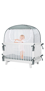 pop up crib tent