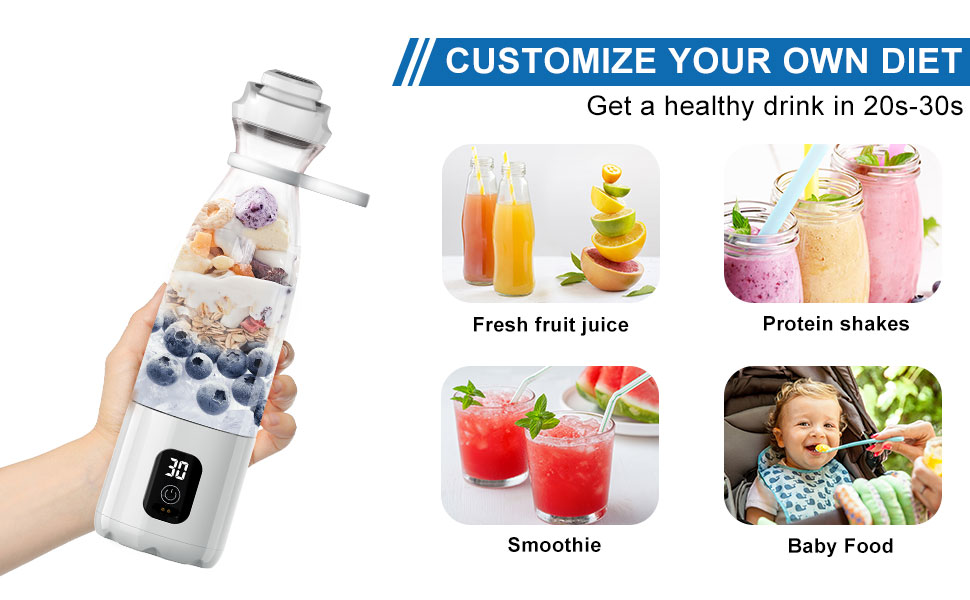 portable blender mini blender smoothie blender personal blender blender for shakes and smoothies