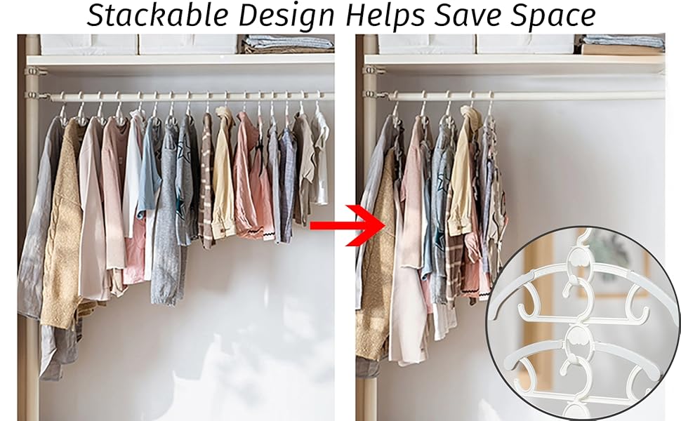 Spesh 20 Pcs Kids Coat Hangers 29.539cm Plastic Baby Hangers