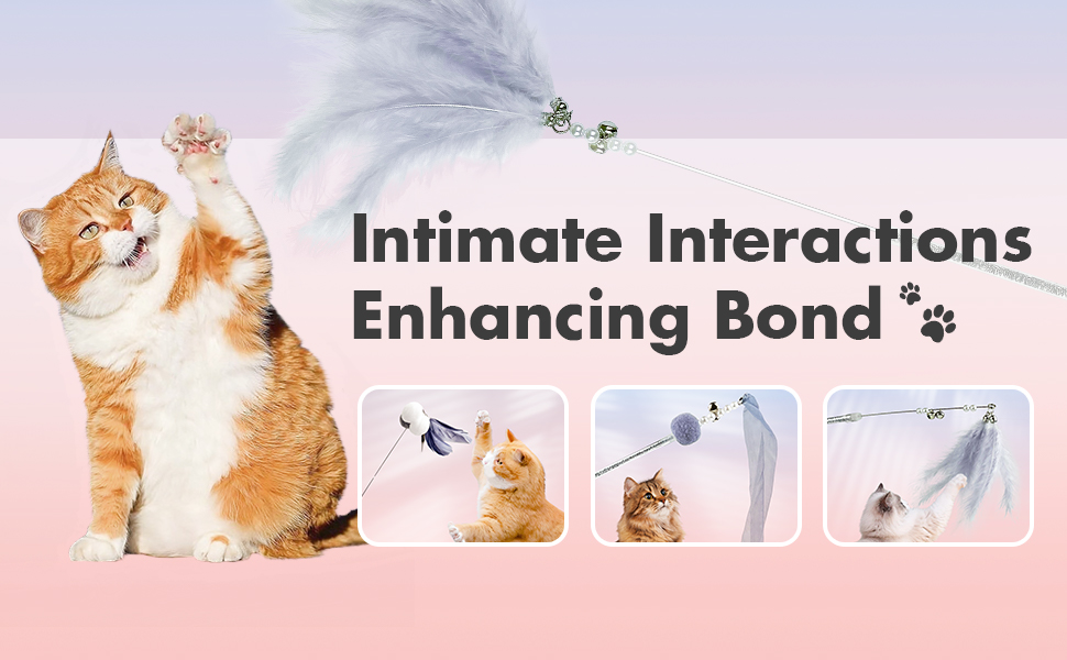 cat toys interactive wand toys