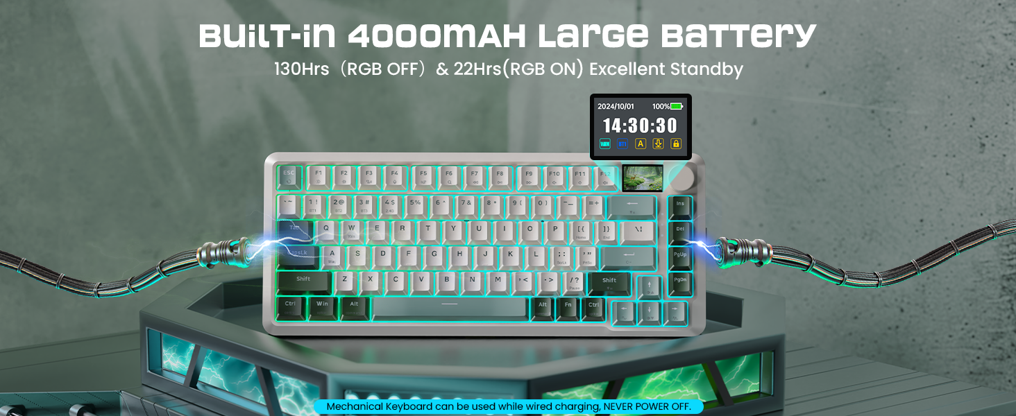 Rechargebal Gaming Keyboard