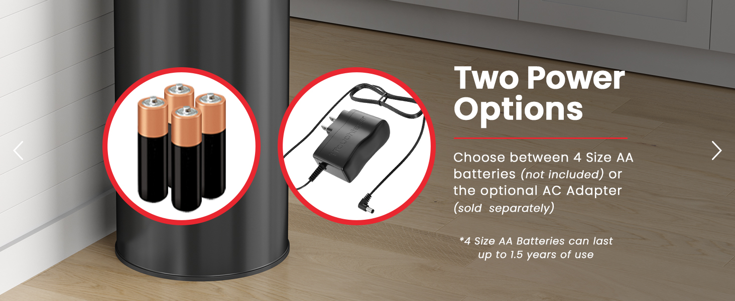 Two power options