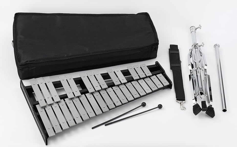 Lfhelper 32note Percussion Glockenspiel Bell Kit