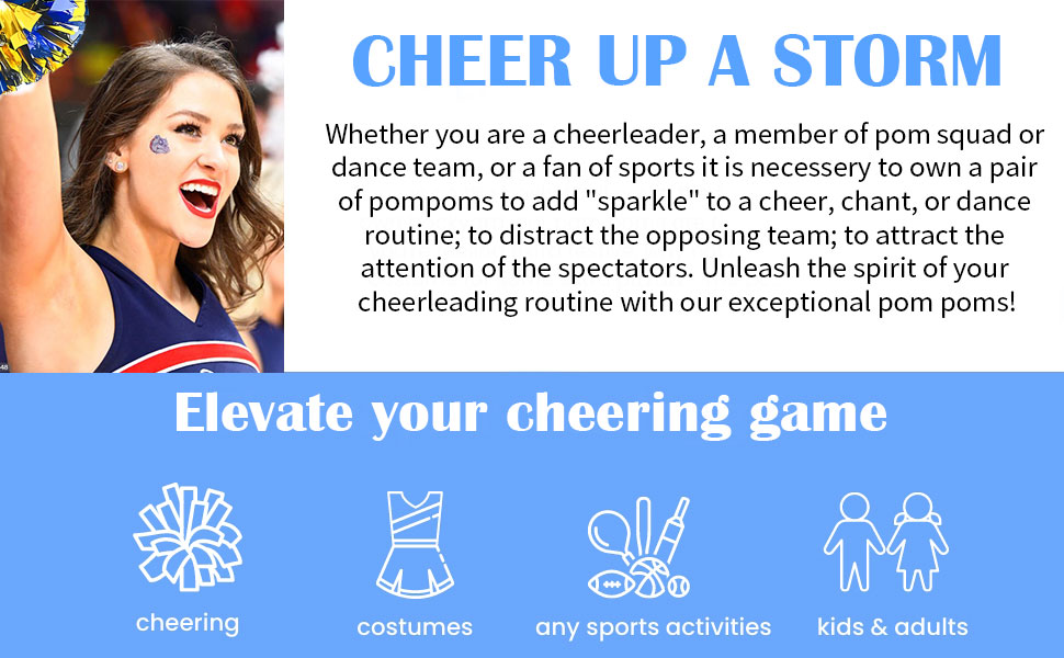 CHEER UP A STORM