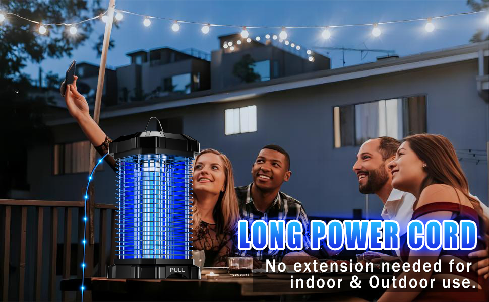 Petoor Bug Zapper Outdoor, 4250V 18W Mosquito Zapper