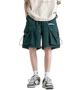 GURUNVANI Herren Cargo Shorts Große Taschen Hose Sommer Utility Arbeitsshorts
