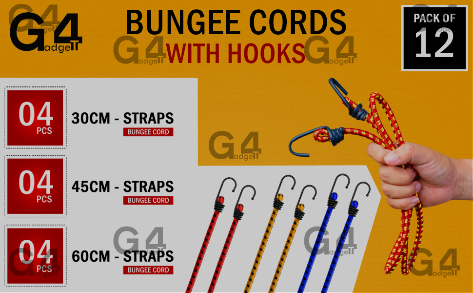 bungee cords with hooks bungee straps elastic cord bike straps bungee rope car luggage straps