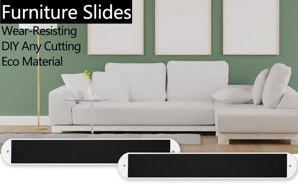 2 Pack Pull Furniture Slides,Large Furniture Sliders
