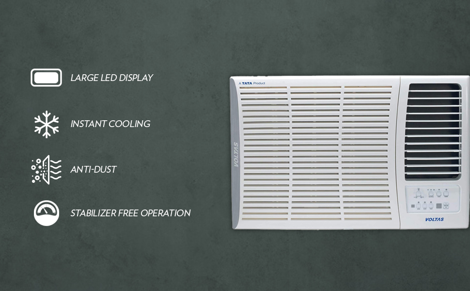 Review Voltas 1.5 Ton 5 Star 2 In 1 Convertible Window Inverter Ac 11 Led Large Display