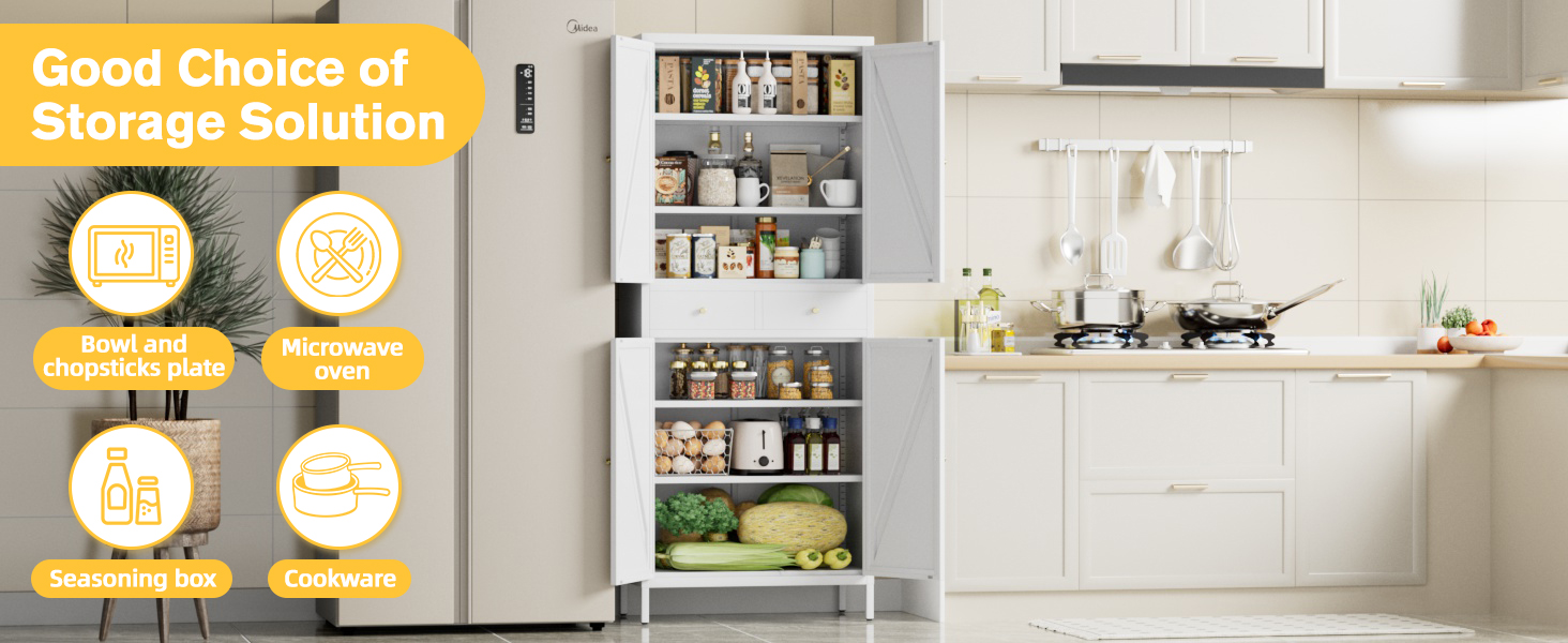 Tall Kitchen Pantry Cabinet