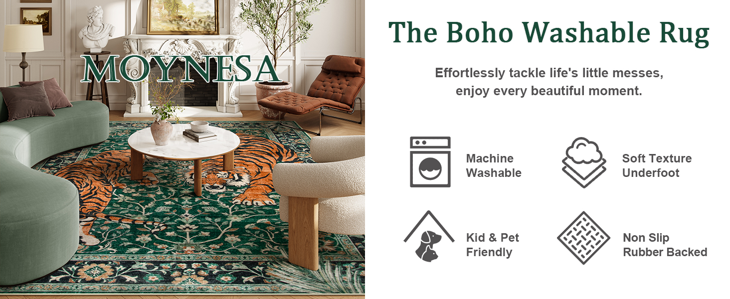 Boho Living Room Rug