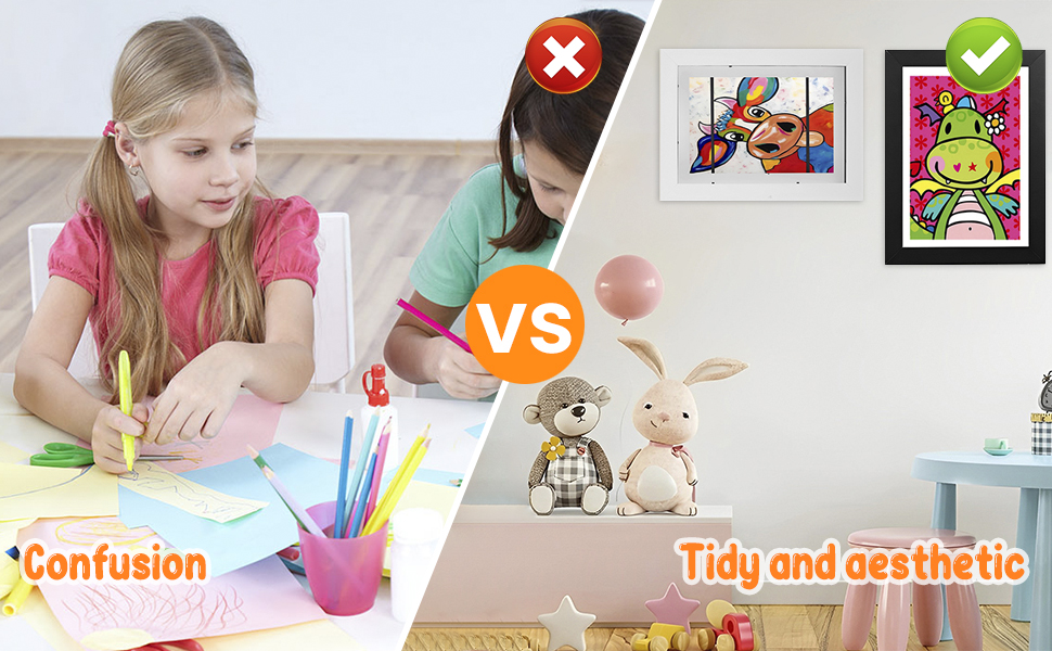 Comparison before and after use