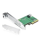 10Gtek PCIe to SFF-8654 アダプターカード,U.2 NVMe SSD,PCIe4.0 X4,(1x) 4i SFF-8654