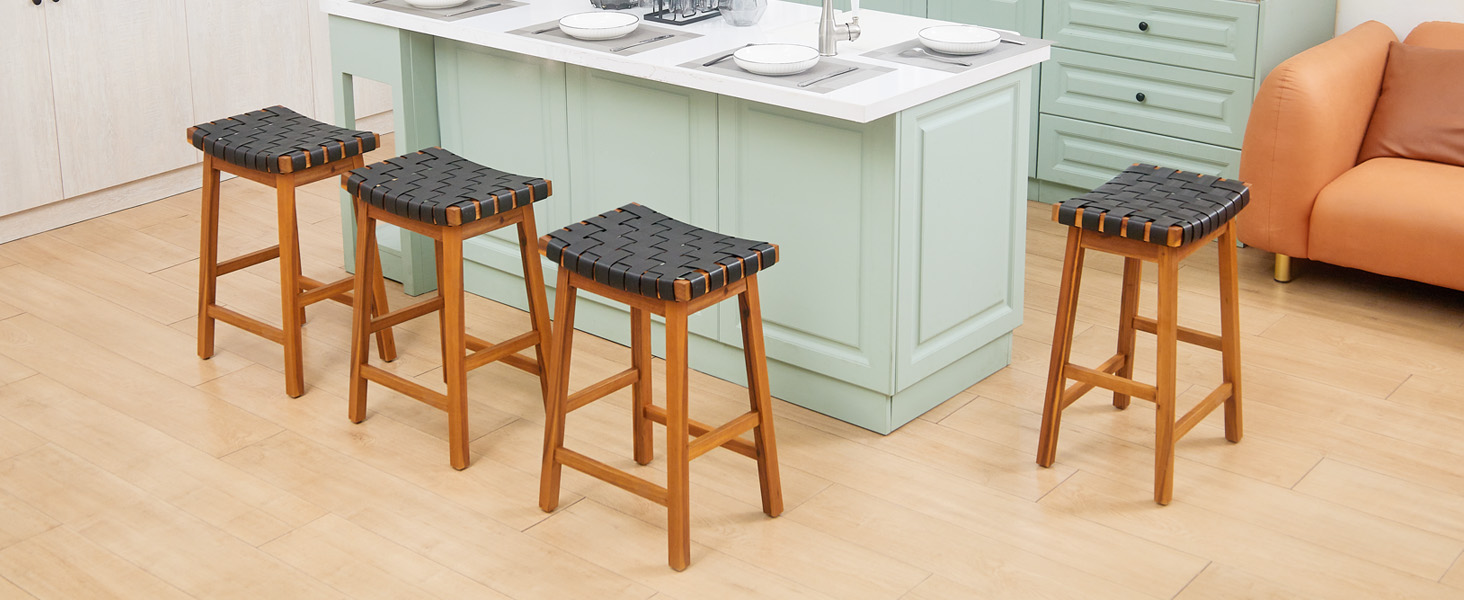 skillmaid Counter Height Barstools Set of 226" Faux