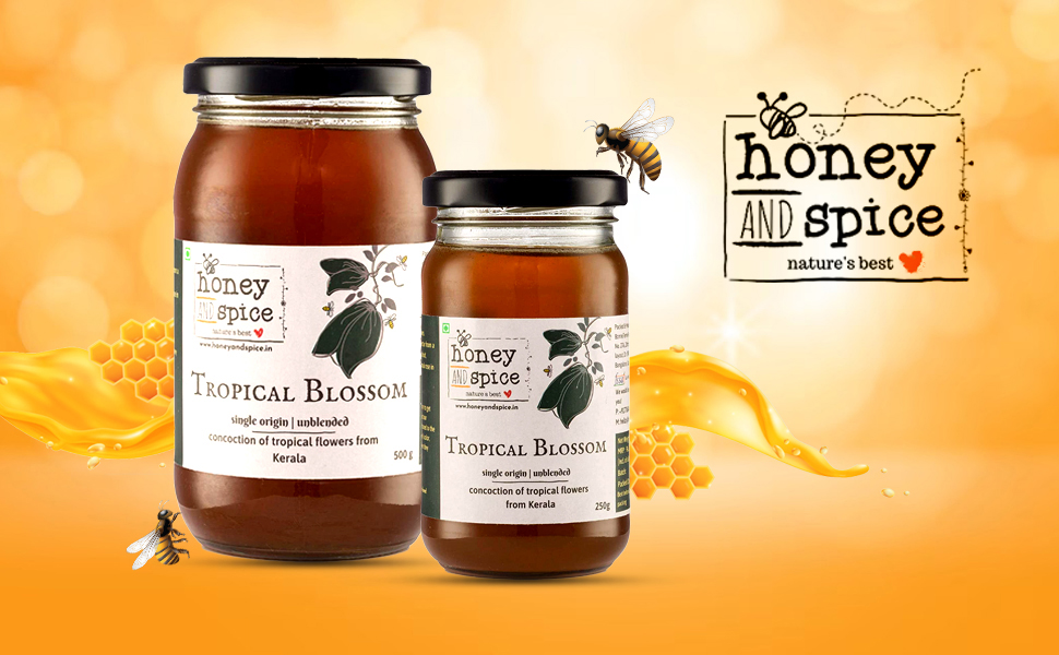 Honey and Spice Tropical Blossom Honey 100 Raw Natural