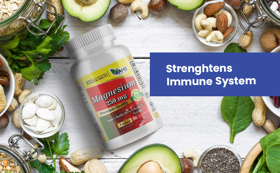 magnesium oxide helps strengthens immune system