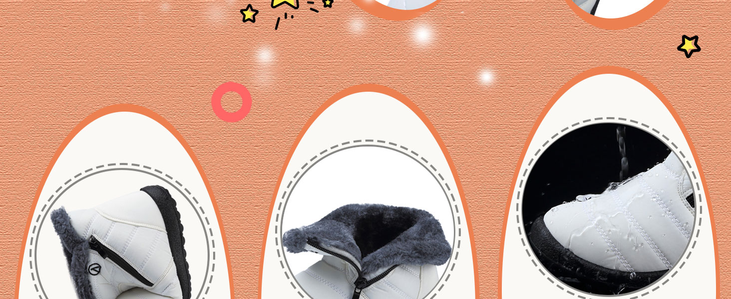 Kids Winter Snow Boots