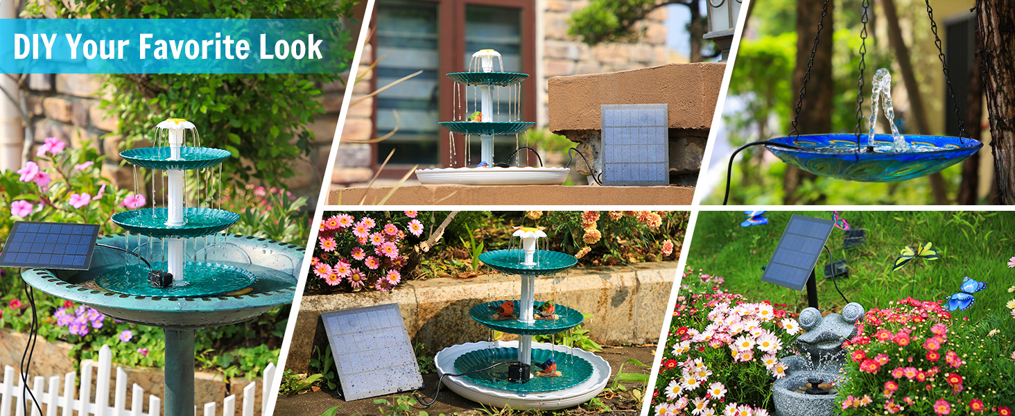 Solar Water Fountain